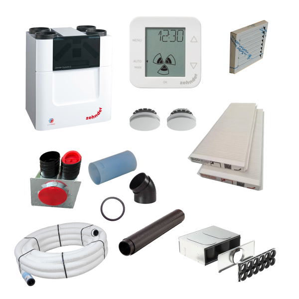 Zehnder ComfoAir Q600 Complete ERV Kit