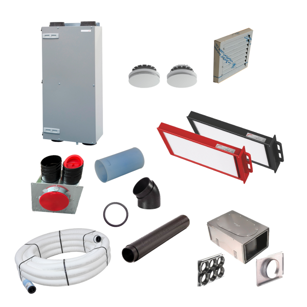 Zehnder CA200 Complete ERV Kit