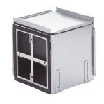 4-Port Exhaust D-Casing Manifold with 125mm Endplate